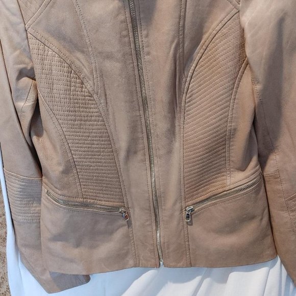 DANIER LEATHER BOMBER JACKET - Picture 4 of 9